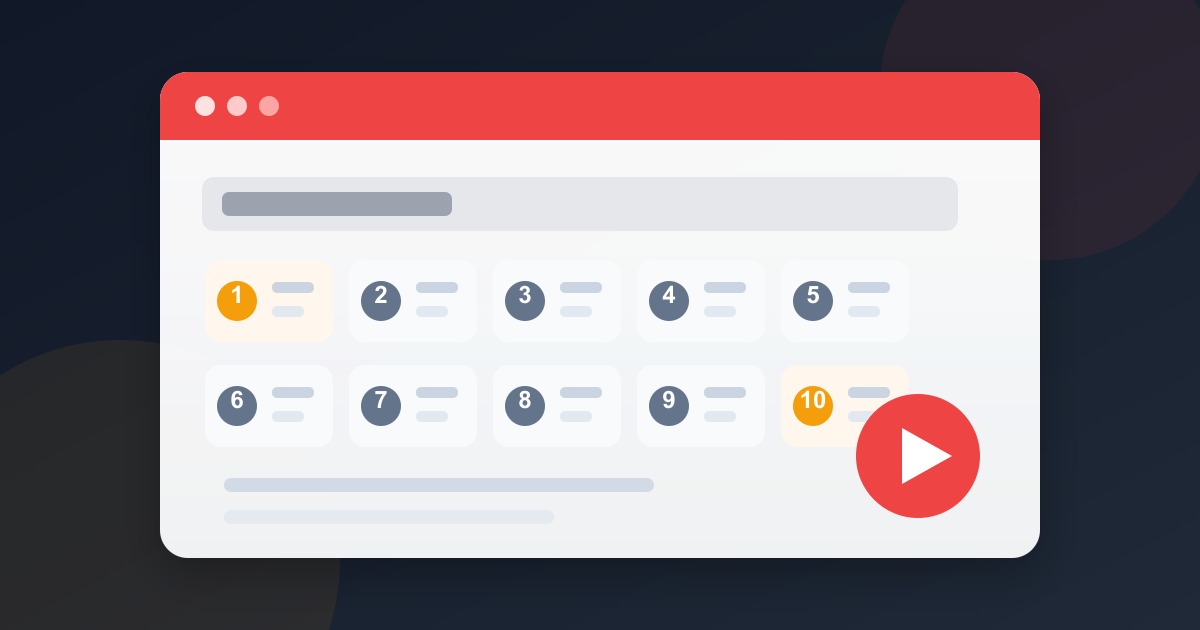 Minh họa checklist 10 bước xây dựng kênh YouTube