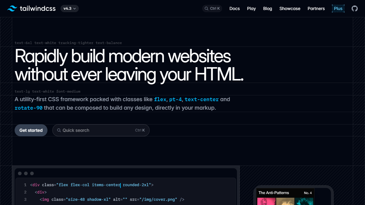 Trang chủ Tailwind CSS