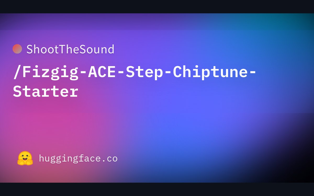 Hình minh họa chính thức của Fizgig meets Music: Train and Tweak Ace-Step 1.5 Loras