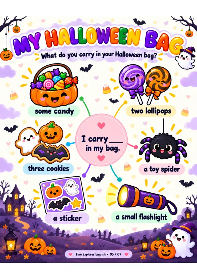 Poster My Halloween Bag: I carry
